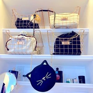 Crossbody cute kitty cat black bag